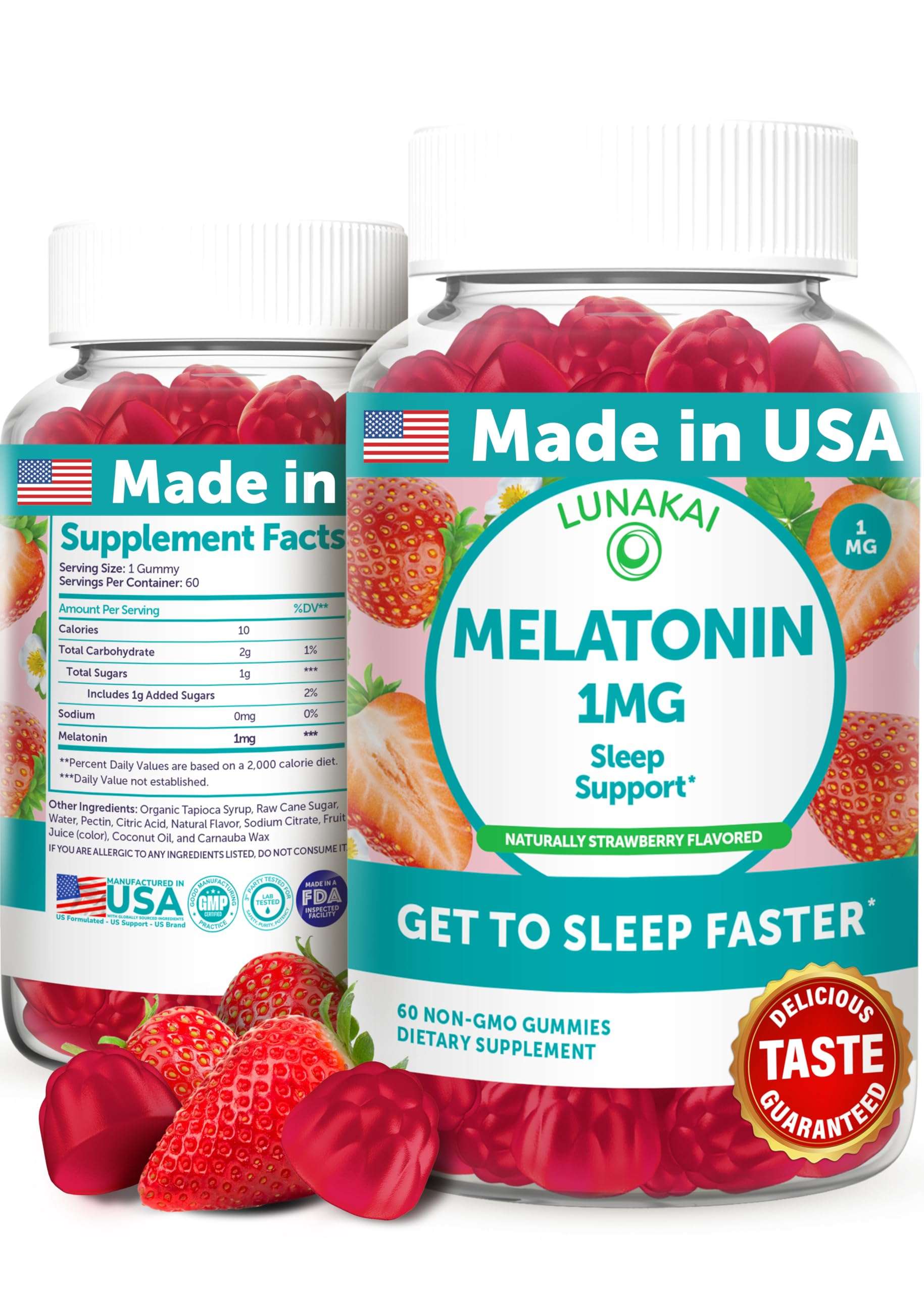 Lunakai Low-Dose Melatonin Gummies for Restful Sleep - Health Care by Handbags Specialist Headquarter | Available at Handbags Specialist Headquarter