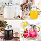 Aofmee Stainless Precision Pitcher - 68oz Borosilicate - Decor by Handbags Specialist Headquarter | Available at Handbags Specialist Headquarter