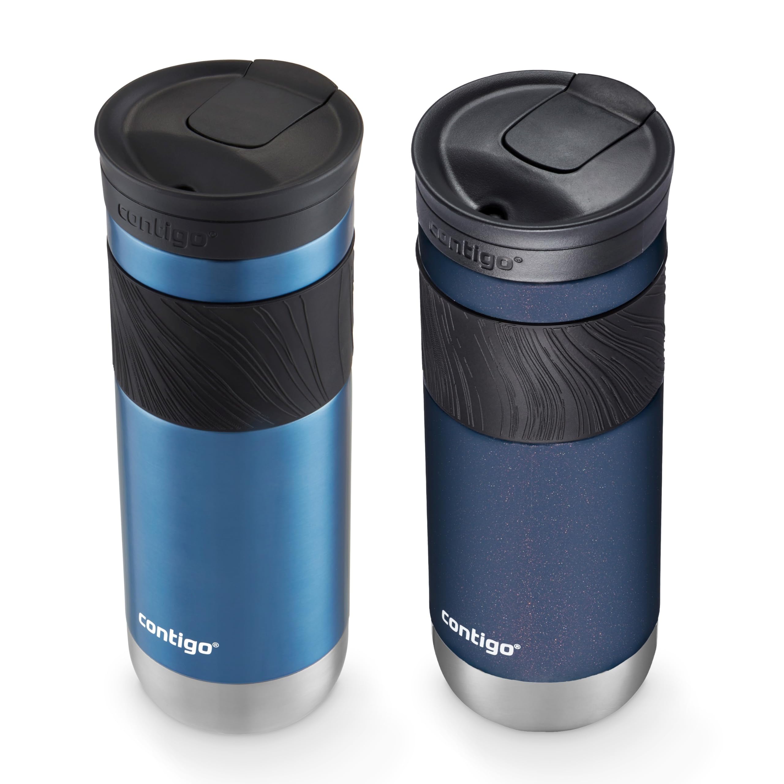 SNAPSEAL Grip Stainless Travel Mug 20oz - Blue/Berry - Water Bottles by Handbags Specialist Headquarter | Available at Handbags Specialist Headquarter