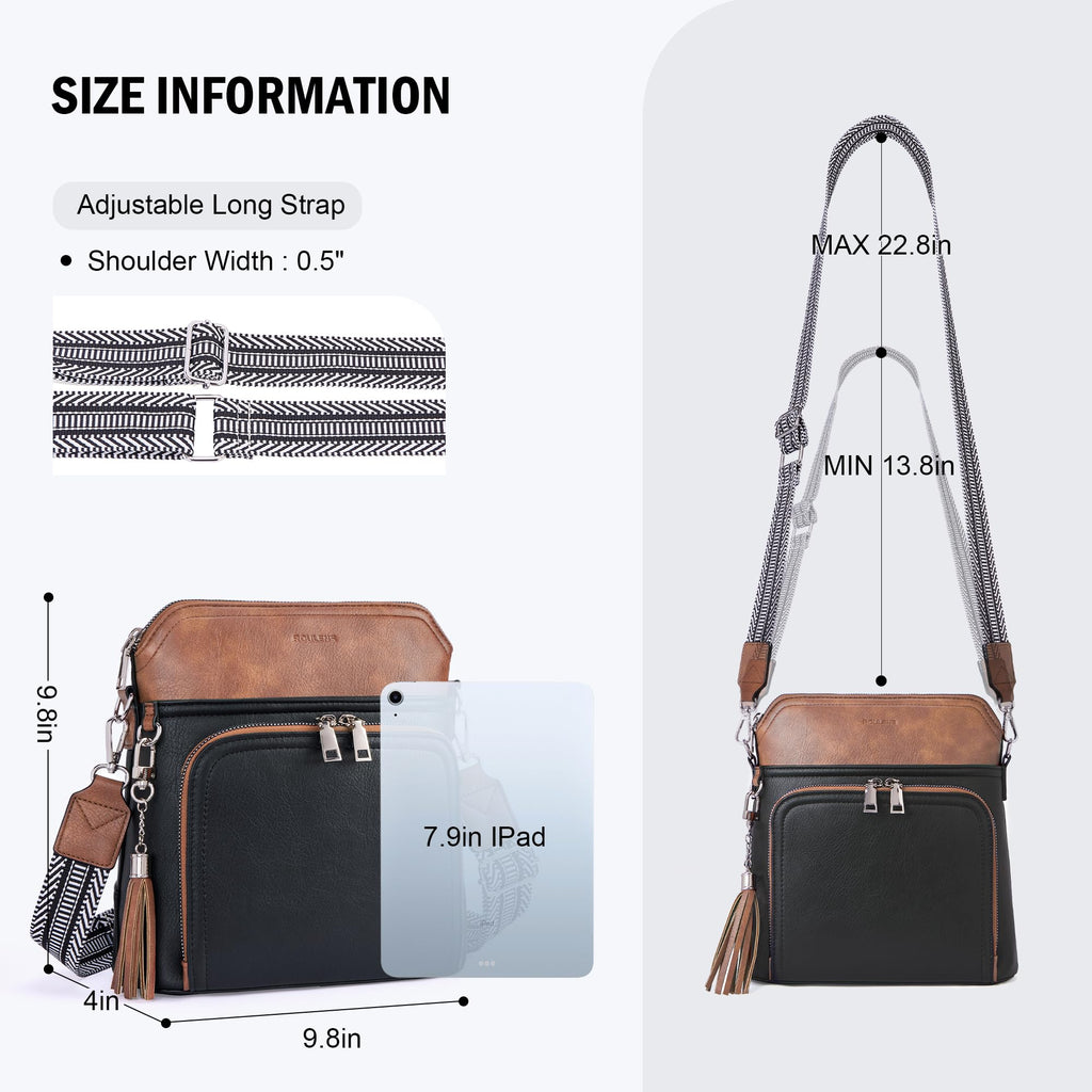 Tassel Charm Crossbody Bag for Women -  by Handbags Specialist Headquarter | Available at Handbags Specialist Headquarter