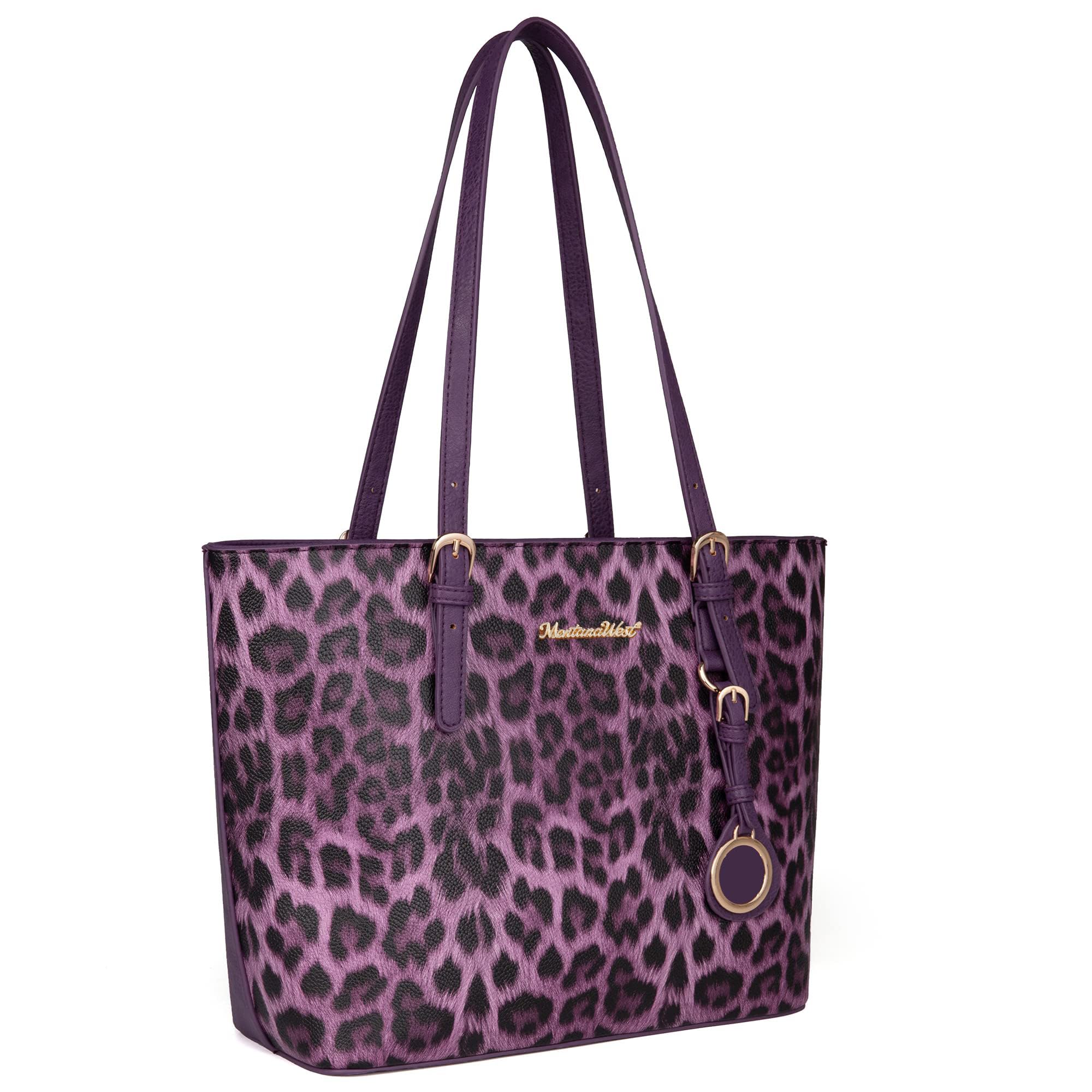 Leopard Luxe: Montana West 3pc Tote & Satchel Set