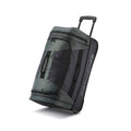 Andante 2 Rolling Duffel - 22 Sleek Black Travel Bag -  by Handbags Specialist Headquarter | Available at Handbags Specialist Headquarter