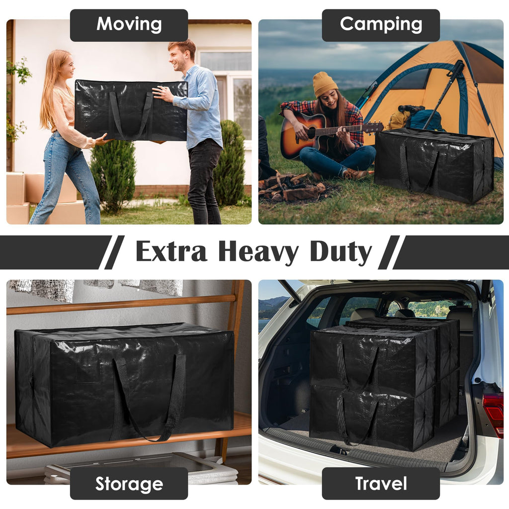 6 Pack XL Heavy Duty Moving Bags - Dark Blue