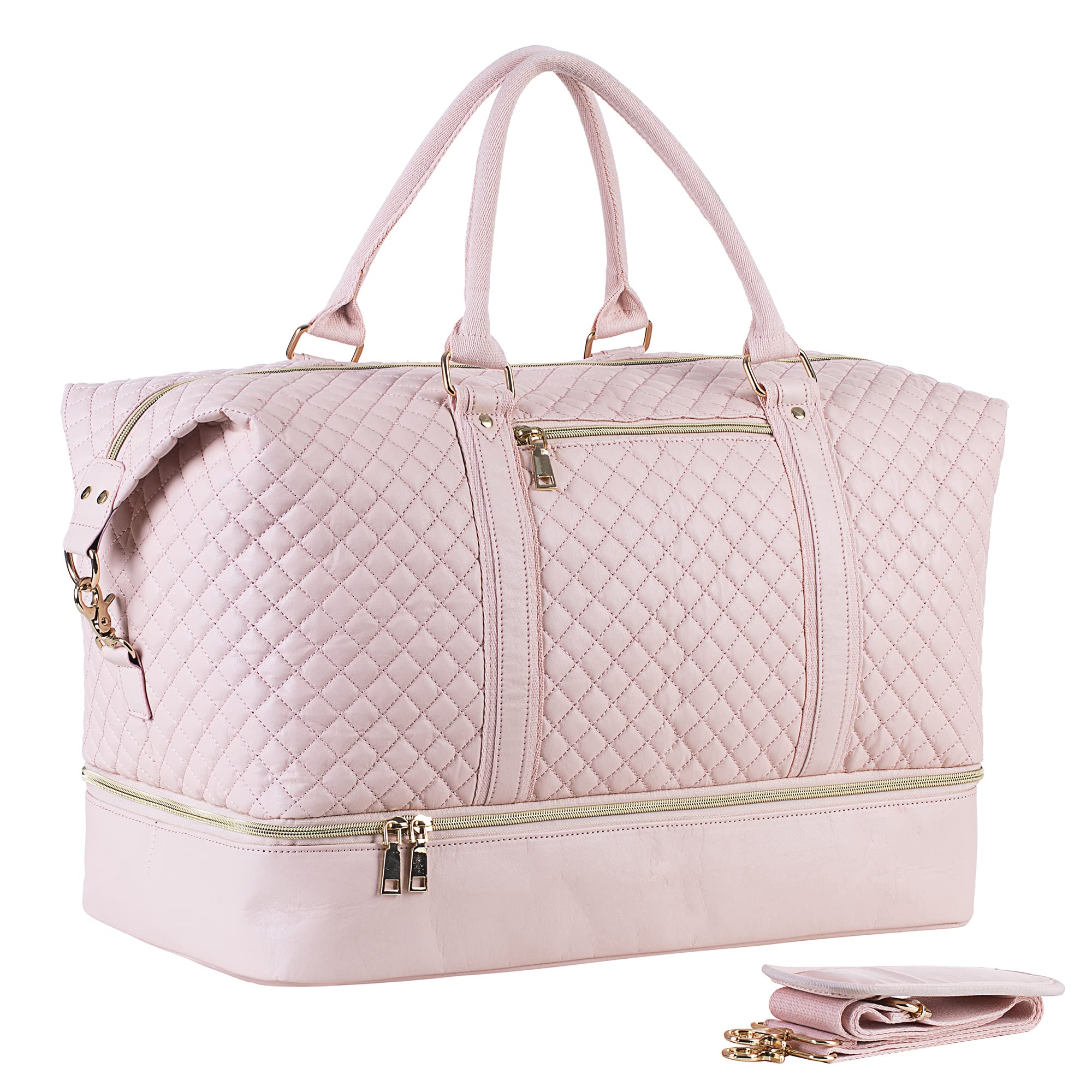 Weekender Overnight Travel Bag with Shoe Pouch