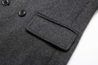 Men's Premium Wool Blend Double Breasted Coat
