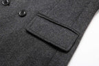 Men's Premium Wool Blend Double Breasted Coat