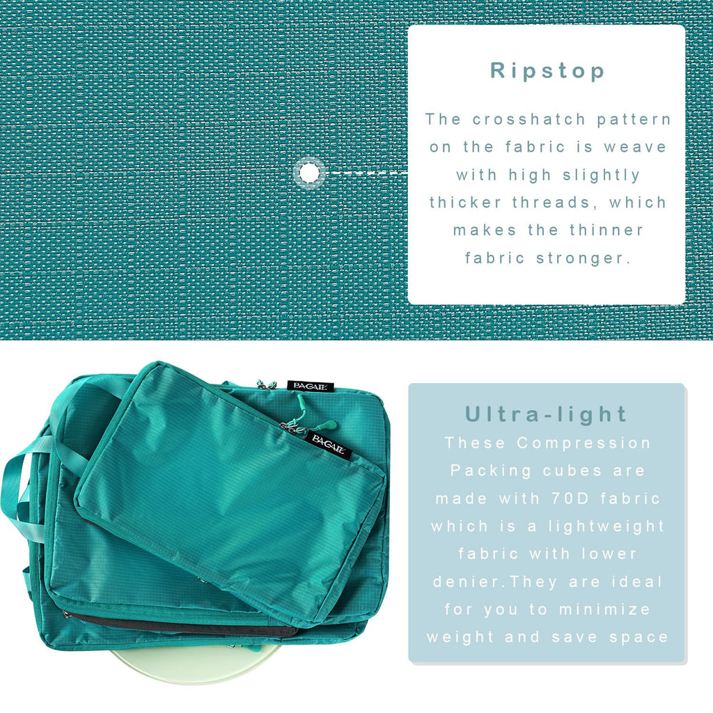 BAGAIL Travel Compression Cubes Set for Packing Ease -  by Handbags Specialist Headquarter | Available at Handbags Specialist Headquarter