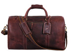 Leather Travel Duffel Bag for Men & Women