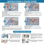 CozyVac Travel Bags with Pump - 6 Pack Space Savers -  by Handbags Specialist Headquarter | Available at Handbags Specialist Headquarter