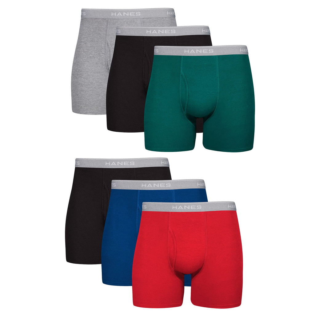 Hanes Men's Boxer Briefs Pack - Cool & Breathable