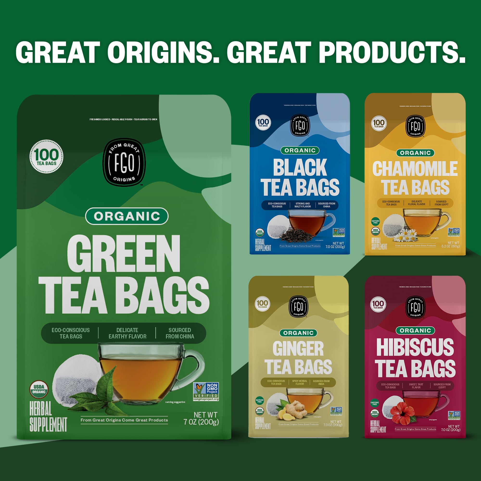 ElderZen Organic Tea - Caffeine-Free Eco Bags -  by Handbags Specialist Headquarter | Available at Handbags Specialist Headquarter