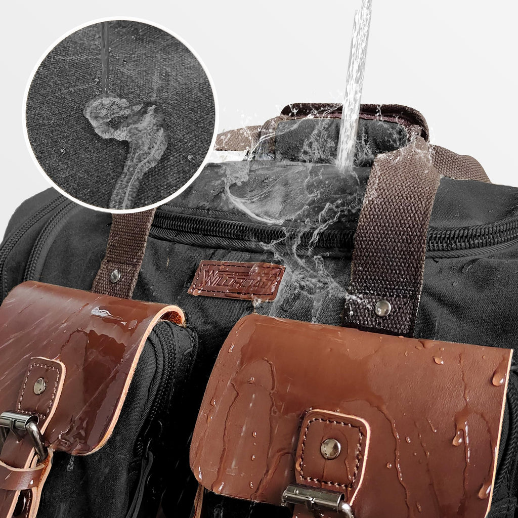 Wildroad 50L Waxed Canvas Waterproof Duffle Bag