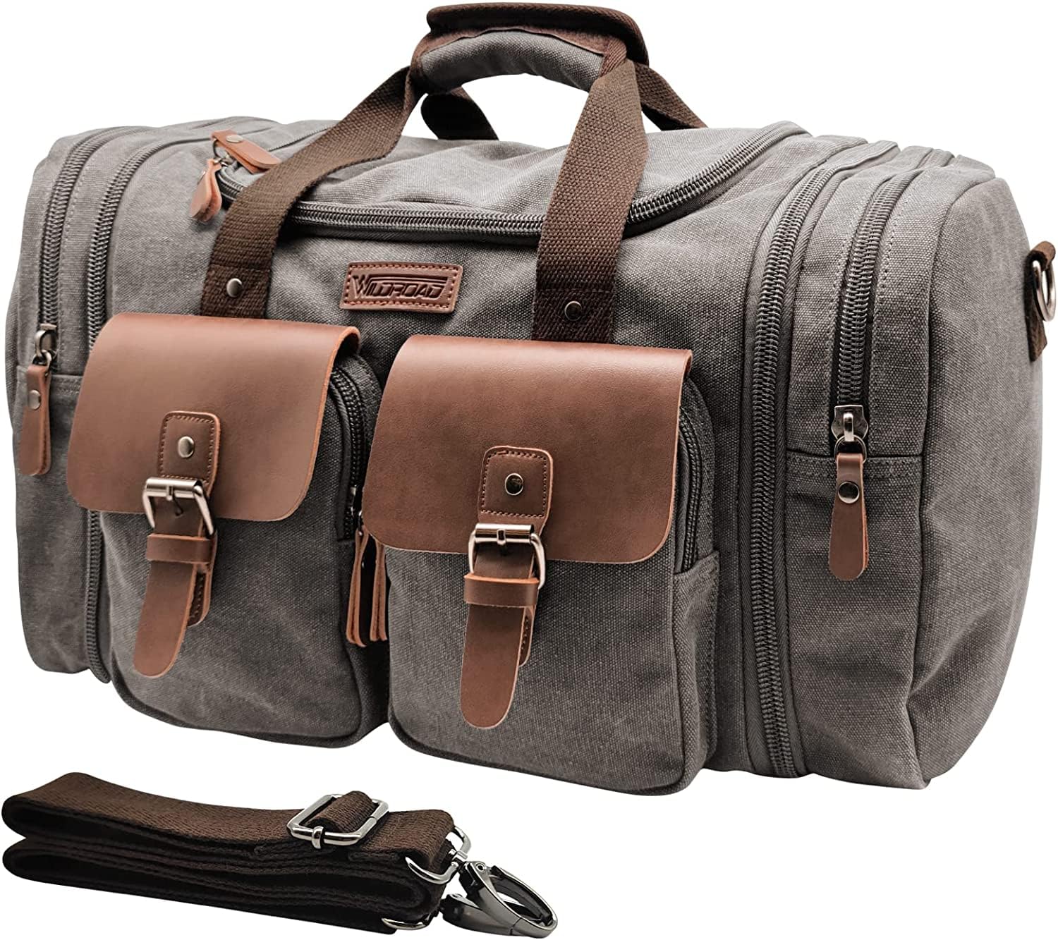 Wildroad 50L Waxed Canvas Waterproof Duffle Bag