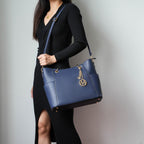MKF Collection Vegan Leather Tote & Wallet Set