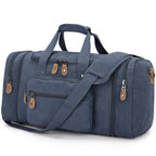 Expandable Canvas Travel Duffel Bag 60L – Versatile, Spacious, Durable Design