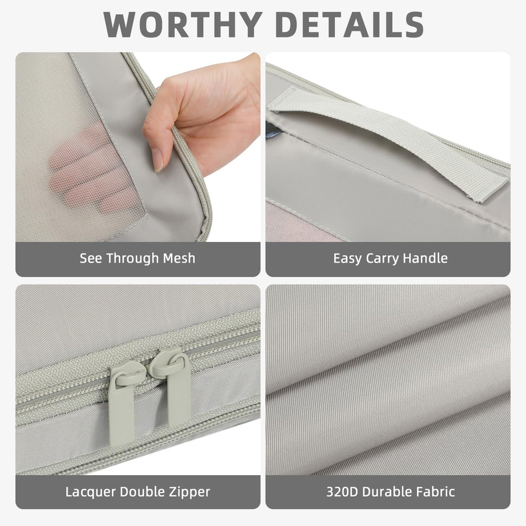 BAGAIL Expandable Travel Compression Cubes Set -  by Handbags Specialist Headquarter | Available at Handbags Specialist Headquarter