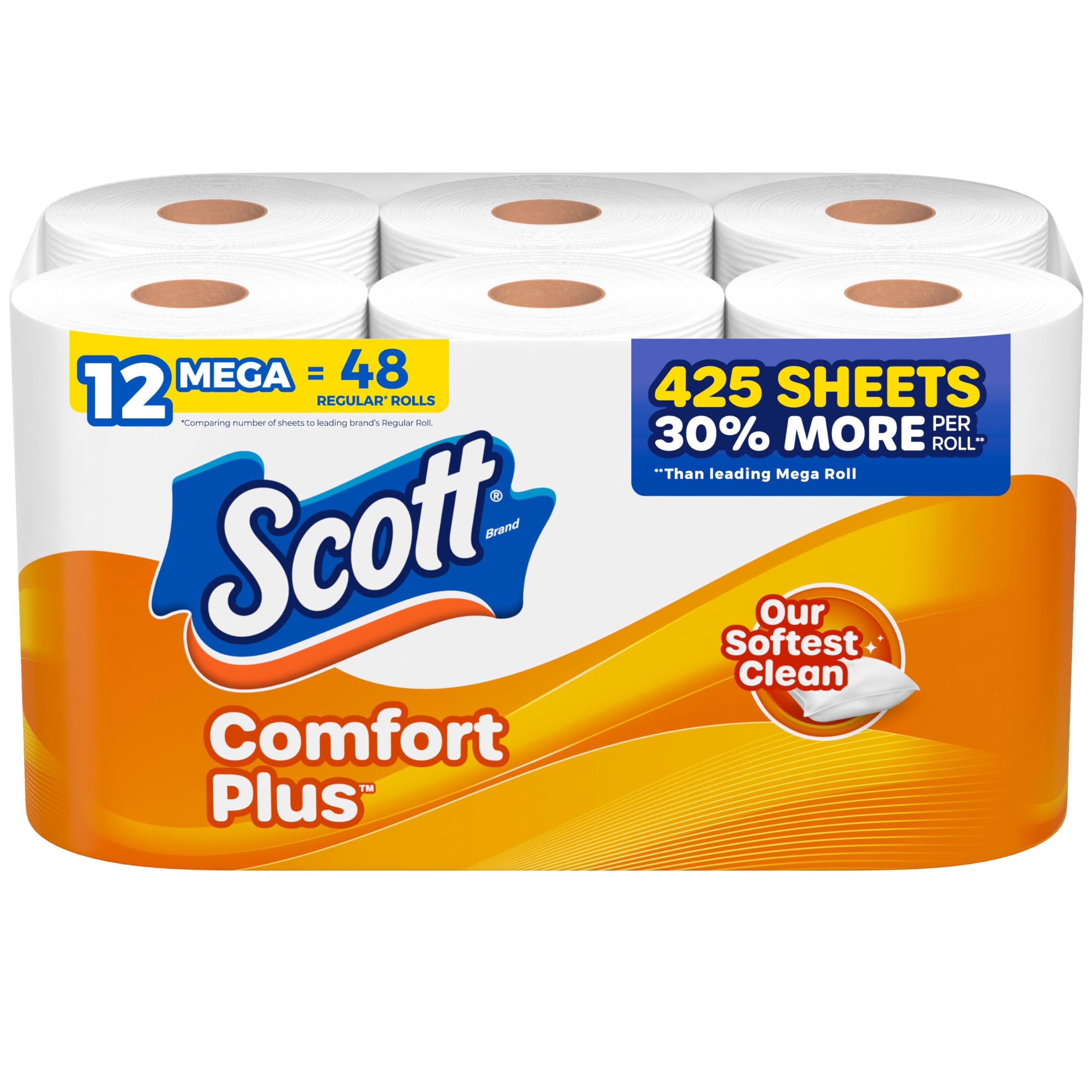 Scott SoftEase: 12 Double Rolls, Septic-Safe Tissue - Toilet Paper by Handbags Specialist Headquarter | Available at Handbags Specialist Headquarter