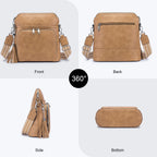 Tassel Charm Crossbody Bag for Women -  by Handbags Specialist Headquarter | Available at Handbags Specialist Headquarter