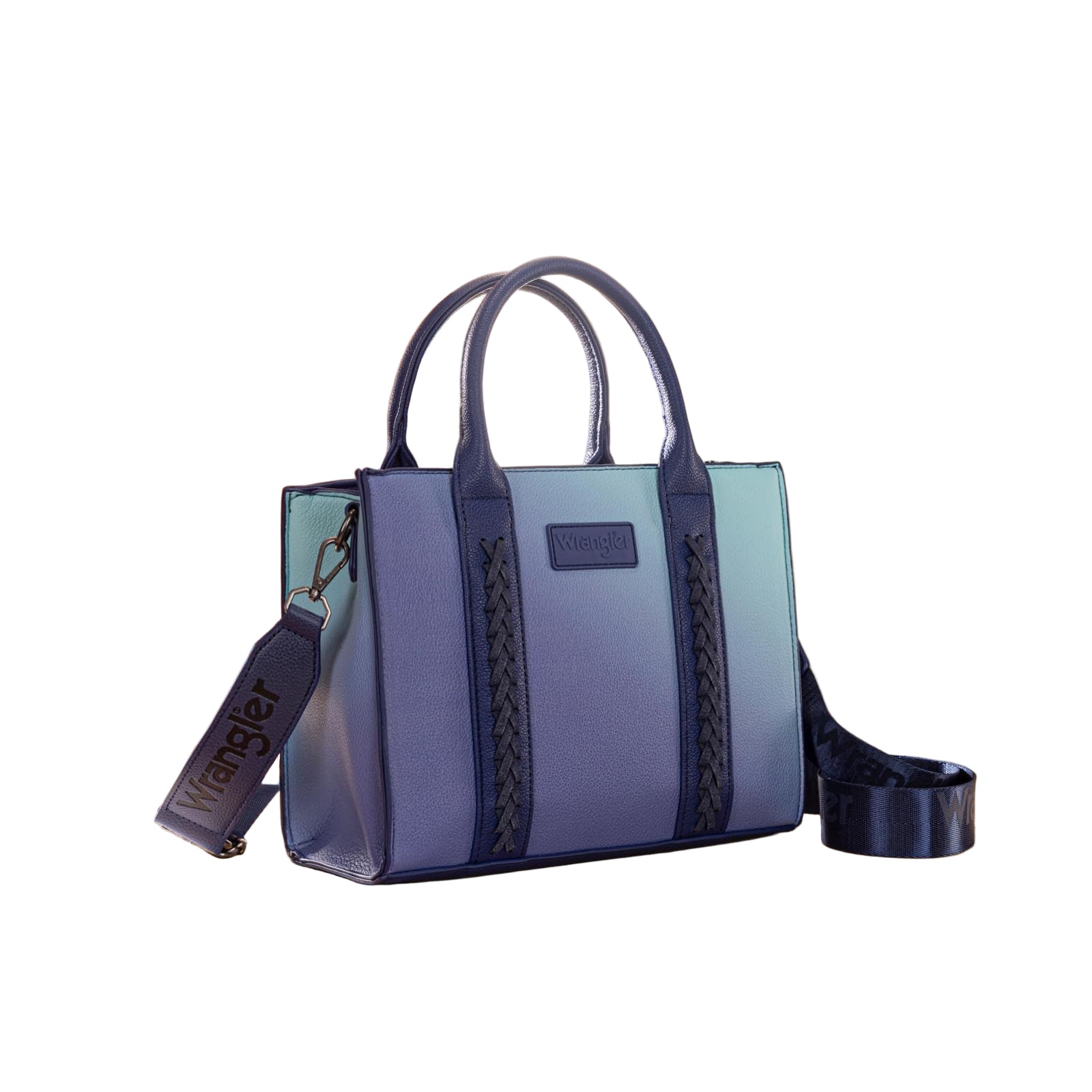 Western Chic Wrangler Tote: Vegan Leather, Versatile Strap