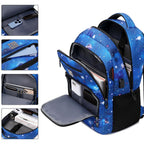 Volher Anti-Theft USB Laptop Backpack - Rose Red