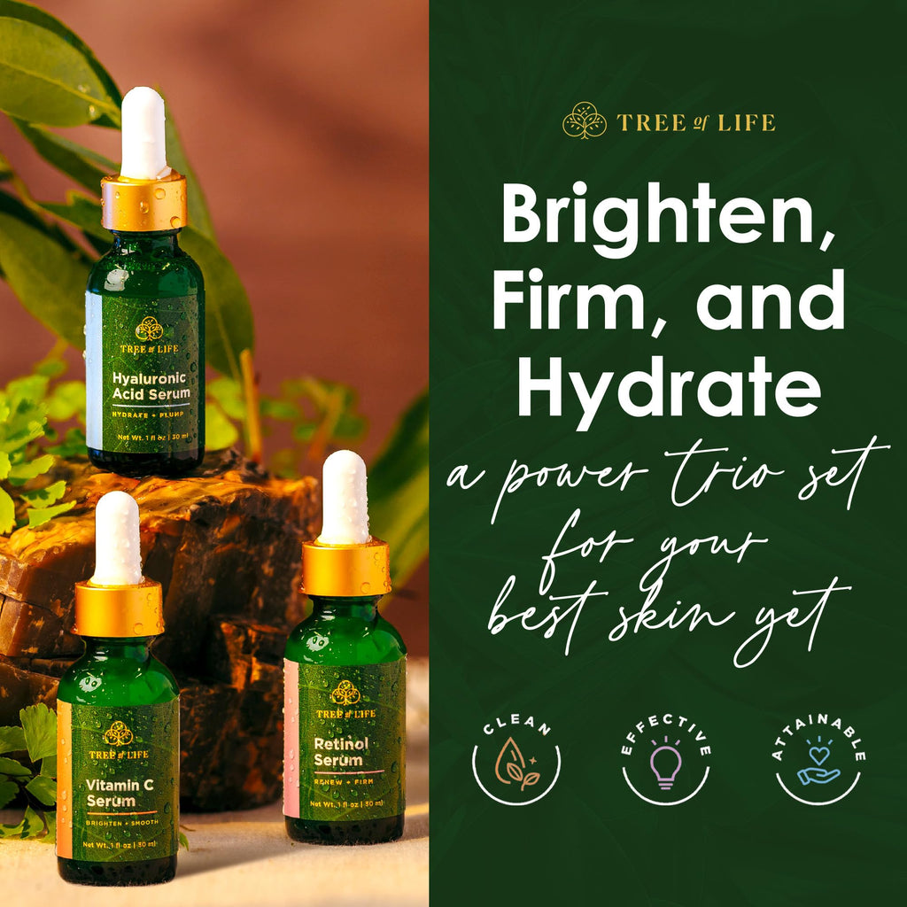 Luminous Glow Trio: Vitamin C, Retinol, Hyaluronic - Beauty & Personal Care by Handbags Specialist Headquarter | Available at Handbags Specialist Headquarter