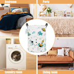 Collapsible Canvas Hamper by LANGYASHAN - Laundry Baskets by Handbags Specialist Headquarter | Available at Handbags Specialist Headquarter