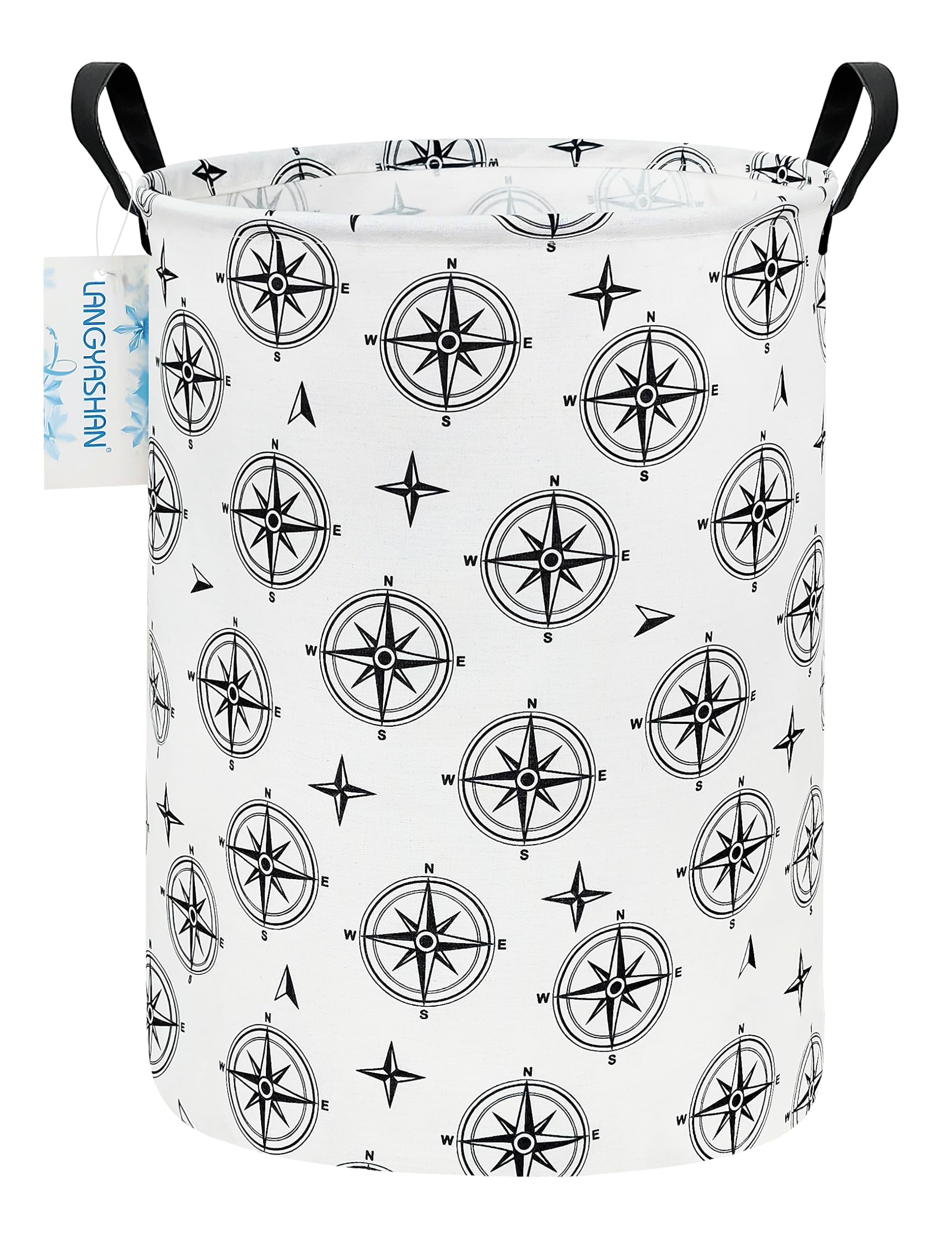 Collapsible Canvas Hamper by LANGYASHAN - Laundry Baskets by Handbags Specialist Headquarter | Available at Handbags Specialist Headquarter