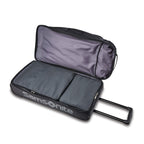 Andante 2 Rolling Duffel - 22 Sleek Black Travel Bag -  by Handbags Specialist Headquarter | Available at Handbags Specialist Headquarter