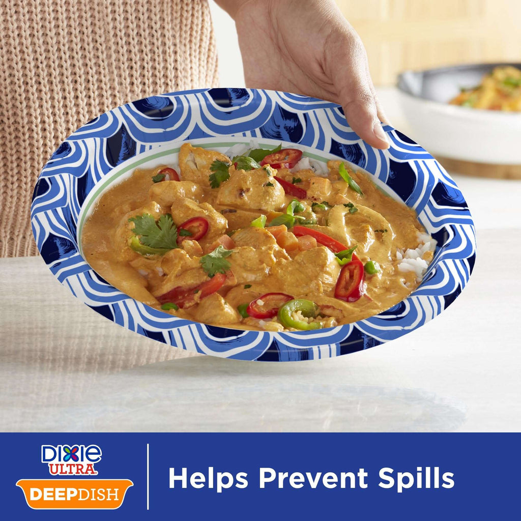 Dixie Ultra Max: Heavy Duty 40ct Deep Dish Plates - Paper Plates by Handbags Specialist Headquarter | Available at Handbags Specialist Headquarter