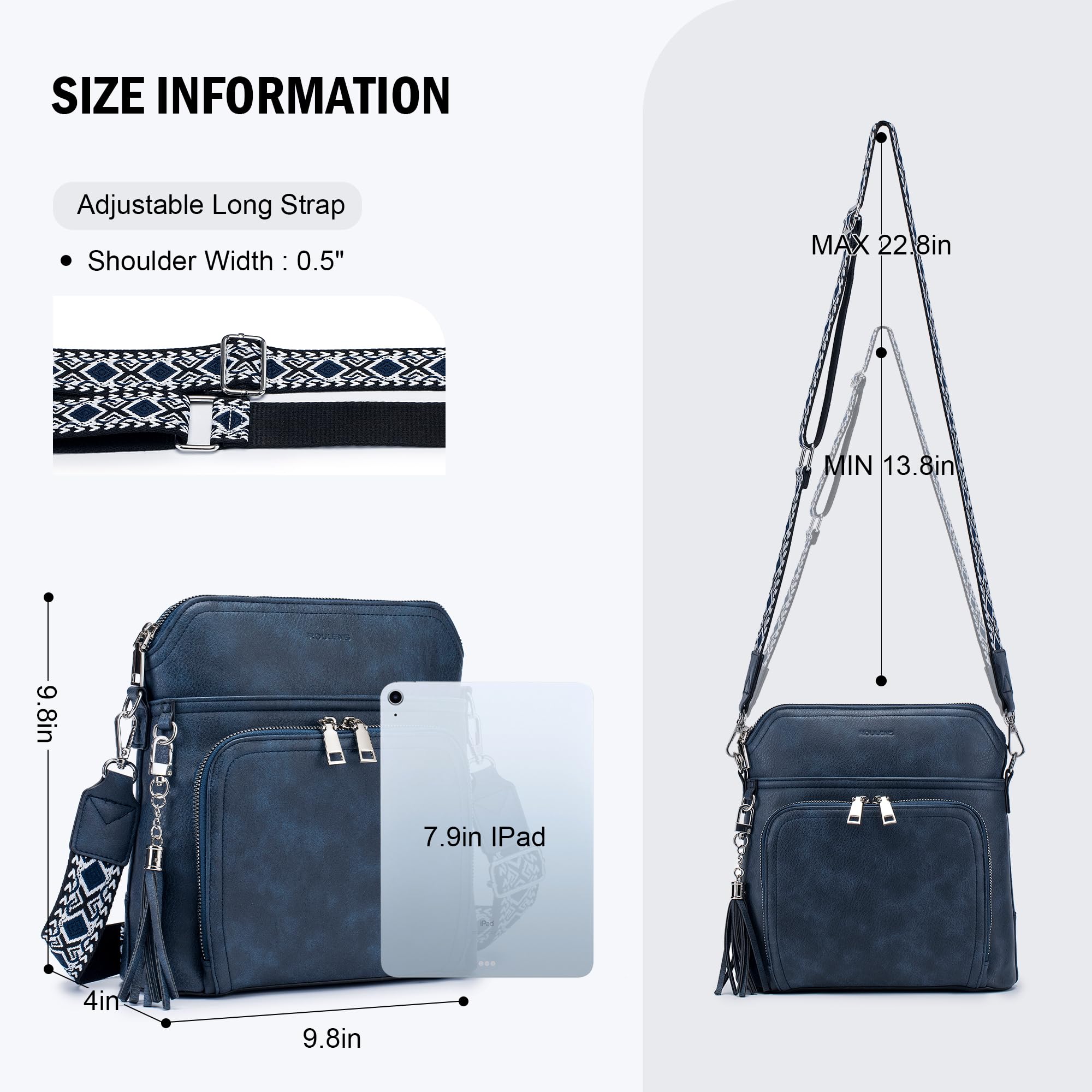 Tassel Charm Crossbody Bag for Women -  by Handbags Specialist Headquarter | Available at Handbags Specialist Headquarter