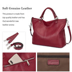 Kattee Women's Leather Tote Bag