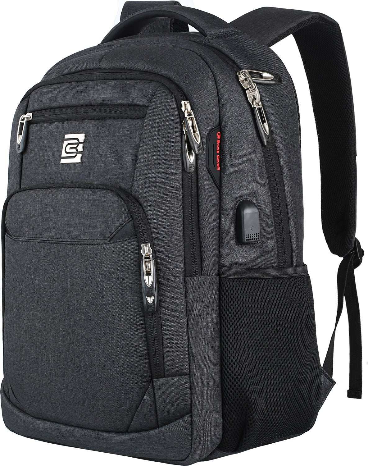 SecureSlim Laptop Backpack with USB & Water Resistance - Backpack Bags by Handbags Specialist Headquarter | Available at Handbags Specialist Headquarter