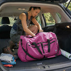 Bago 60L Foldable Travel Duffle Bag with Shoe Compartment