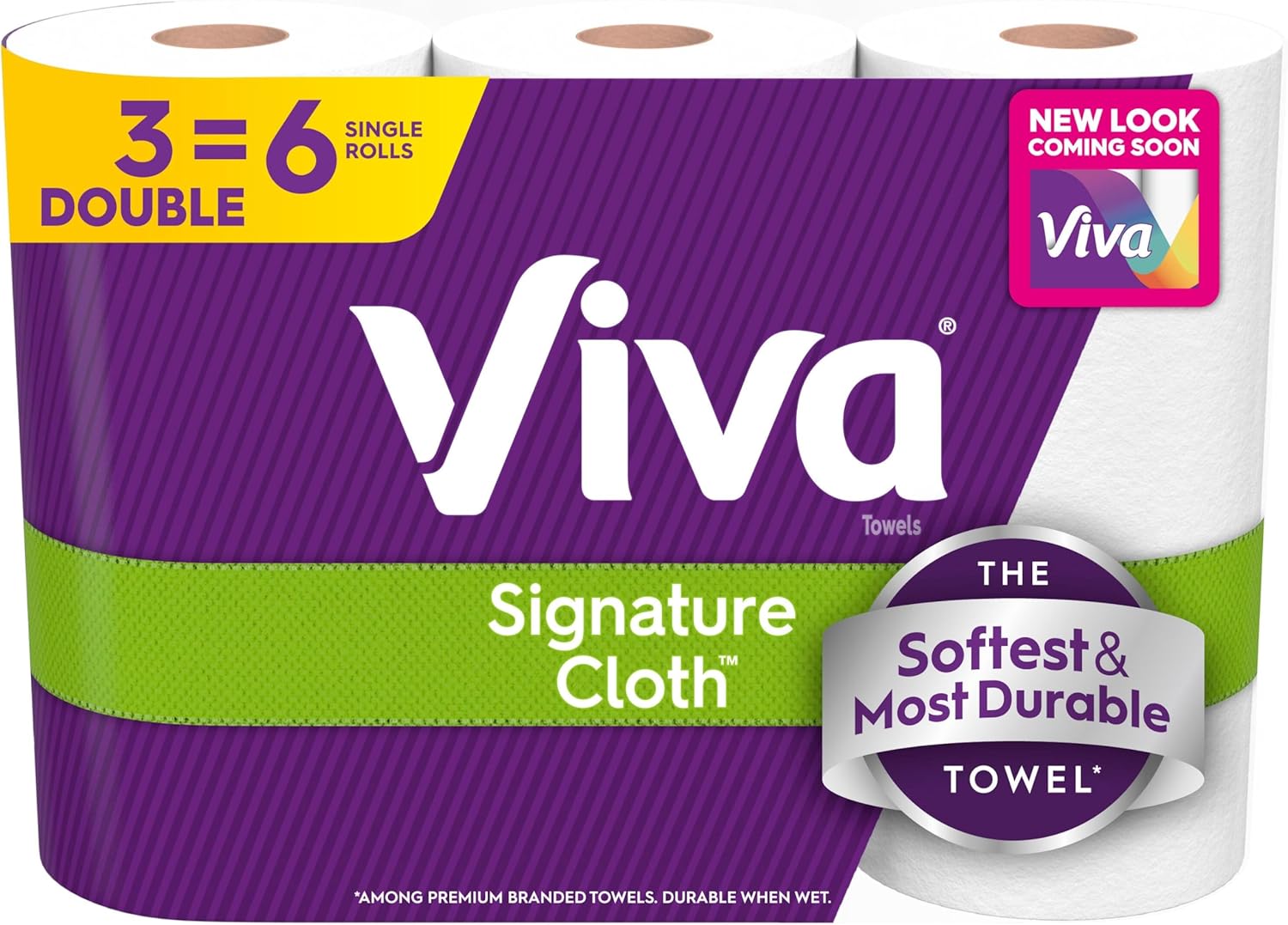 Viva Ultra-Absorbent Double Rolls - 3 Pack, 86 Sheets -  by Handbags Specialist Headquarter | Available at Handbags Specialist Headquarter