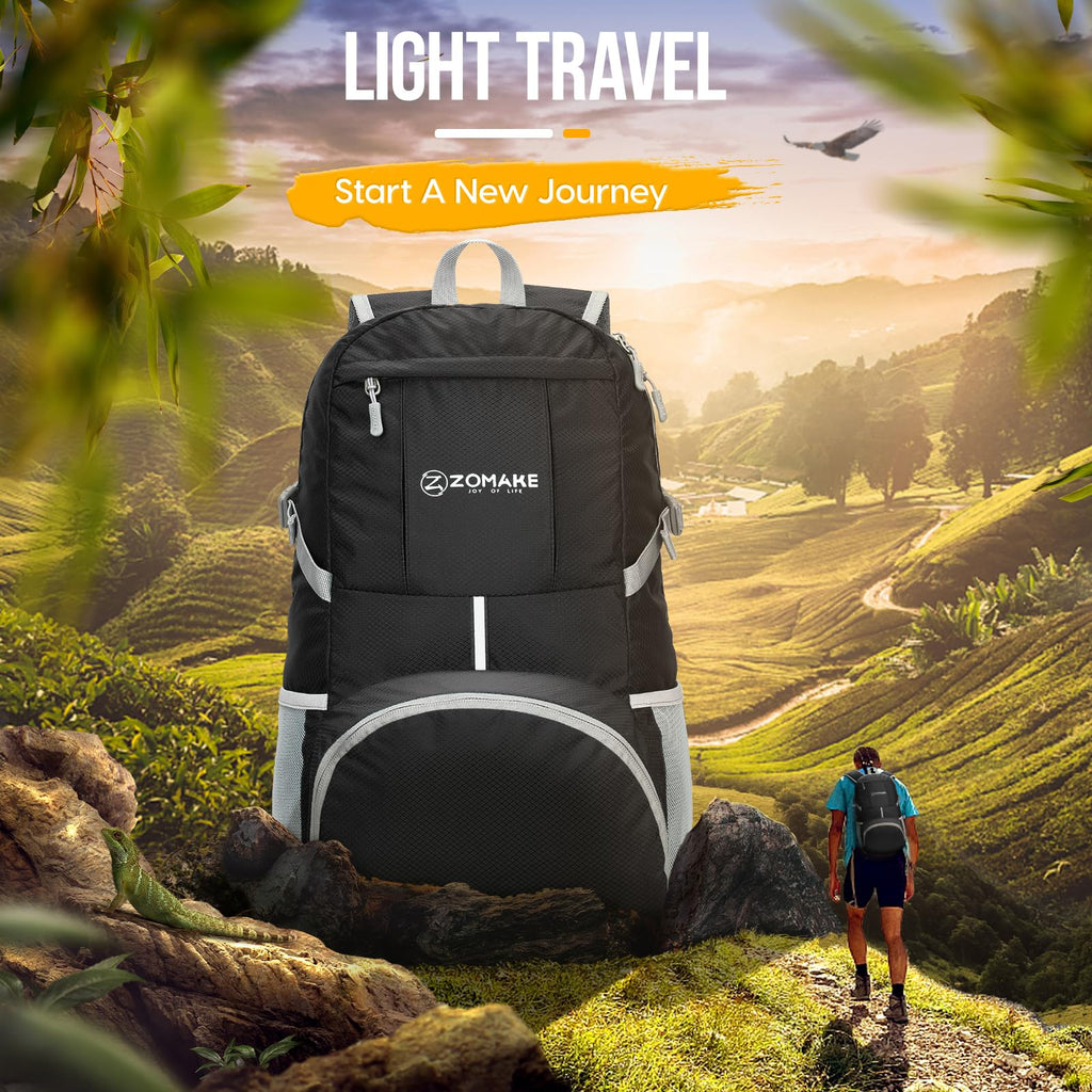 ZOMAKE 35L Compact Waterproof Hiking Backpack - Backpack Bags by Handbags Specialist Headquarter | Available at Handbags Specialist Headquarter