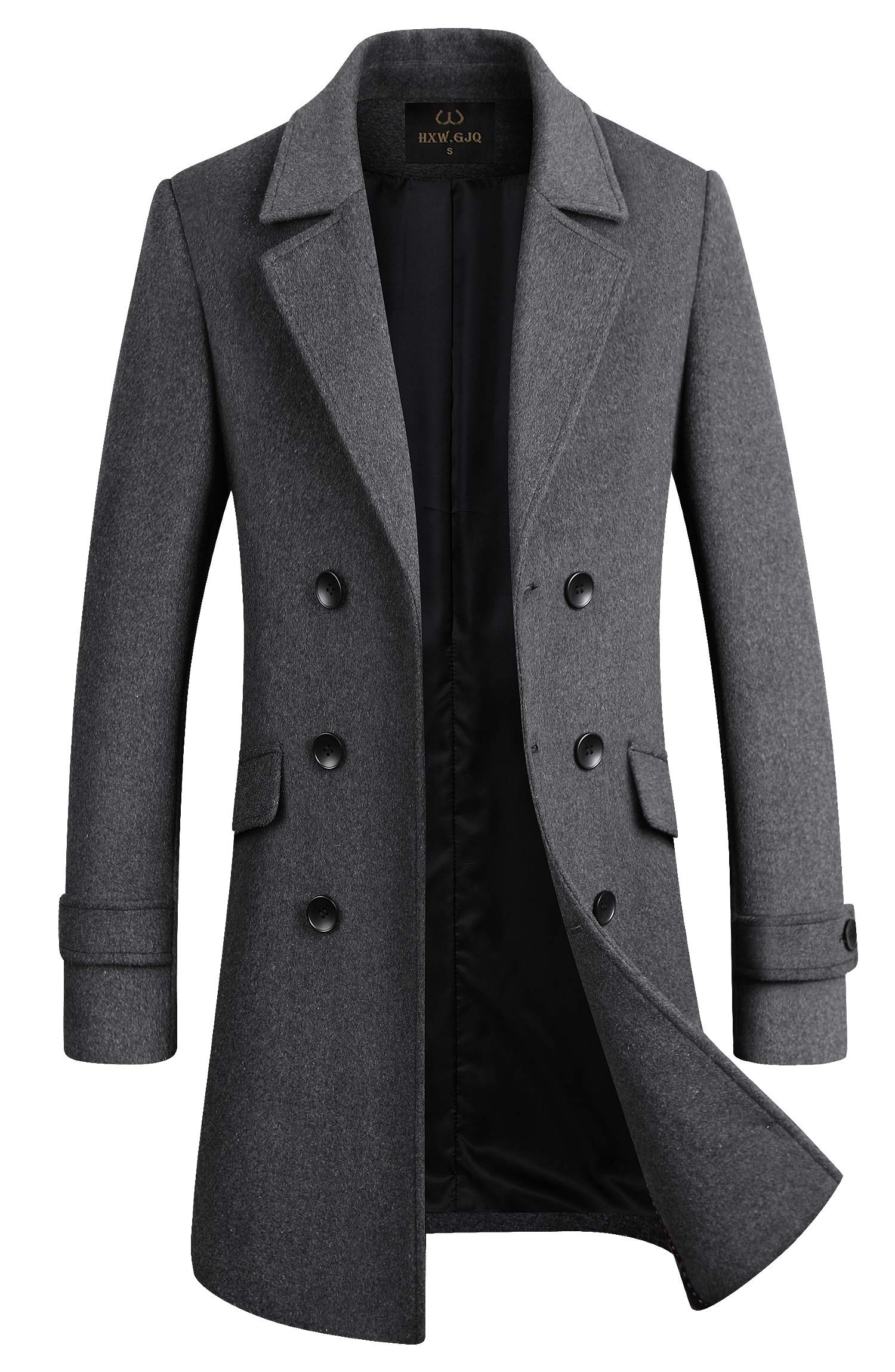 Men's Premium Wool Blend Double Breasted Coat