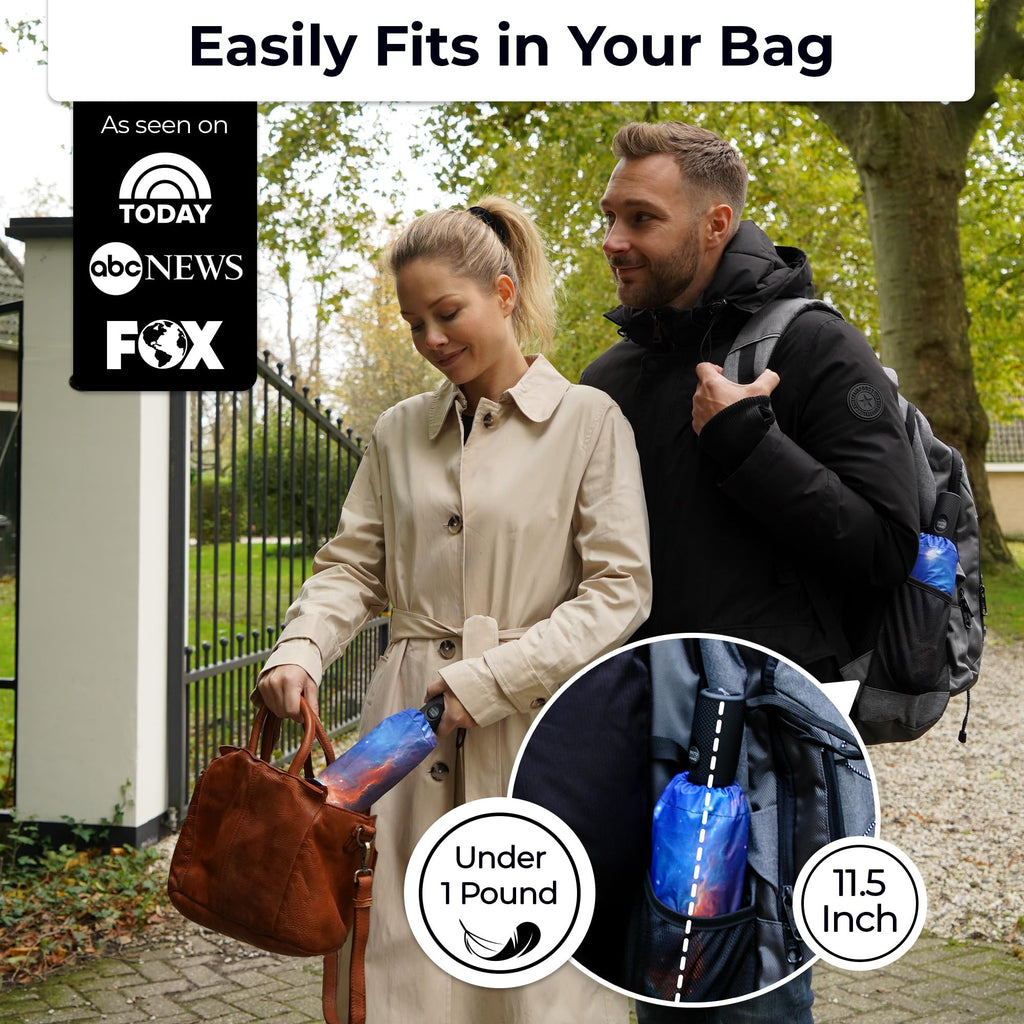 TUMELLA Elite Windproof Travel Umbrella -  by Handbags Specialist Headquarter | Available at Handbags Specialist Headquarter