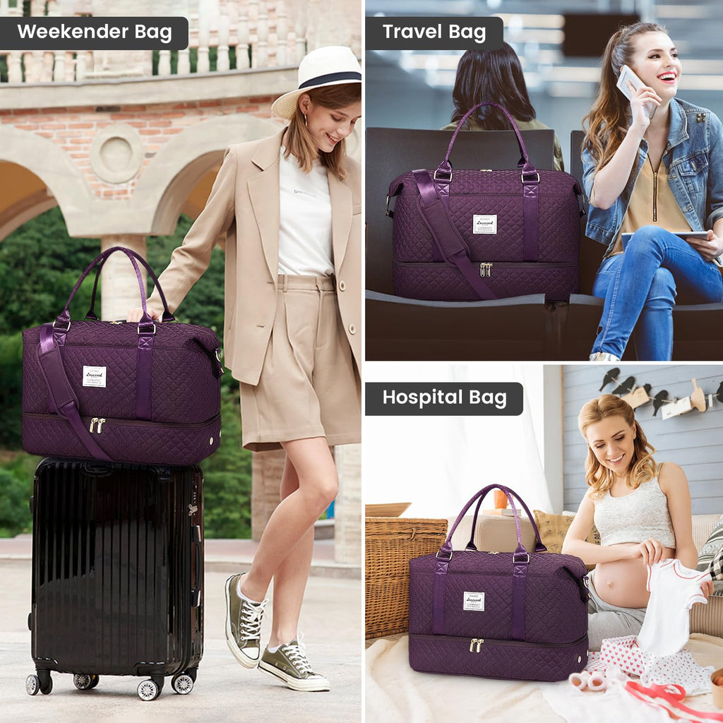 LOVEVOOK All-in-One Duffle: Travel & Gym Ready - Luggage Travel Bags by Handbags Specialist Headquarter | Available at Handbags Specialist Headquarter