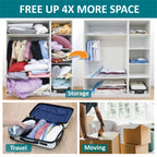 CozyVac Travel Bags with Pump - 6 Pack Space Savers -  by Handbags Specialist Headquarter | Available at Handbags Specialist Headquarter