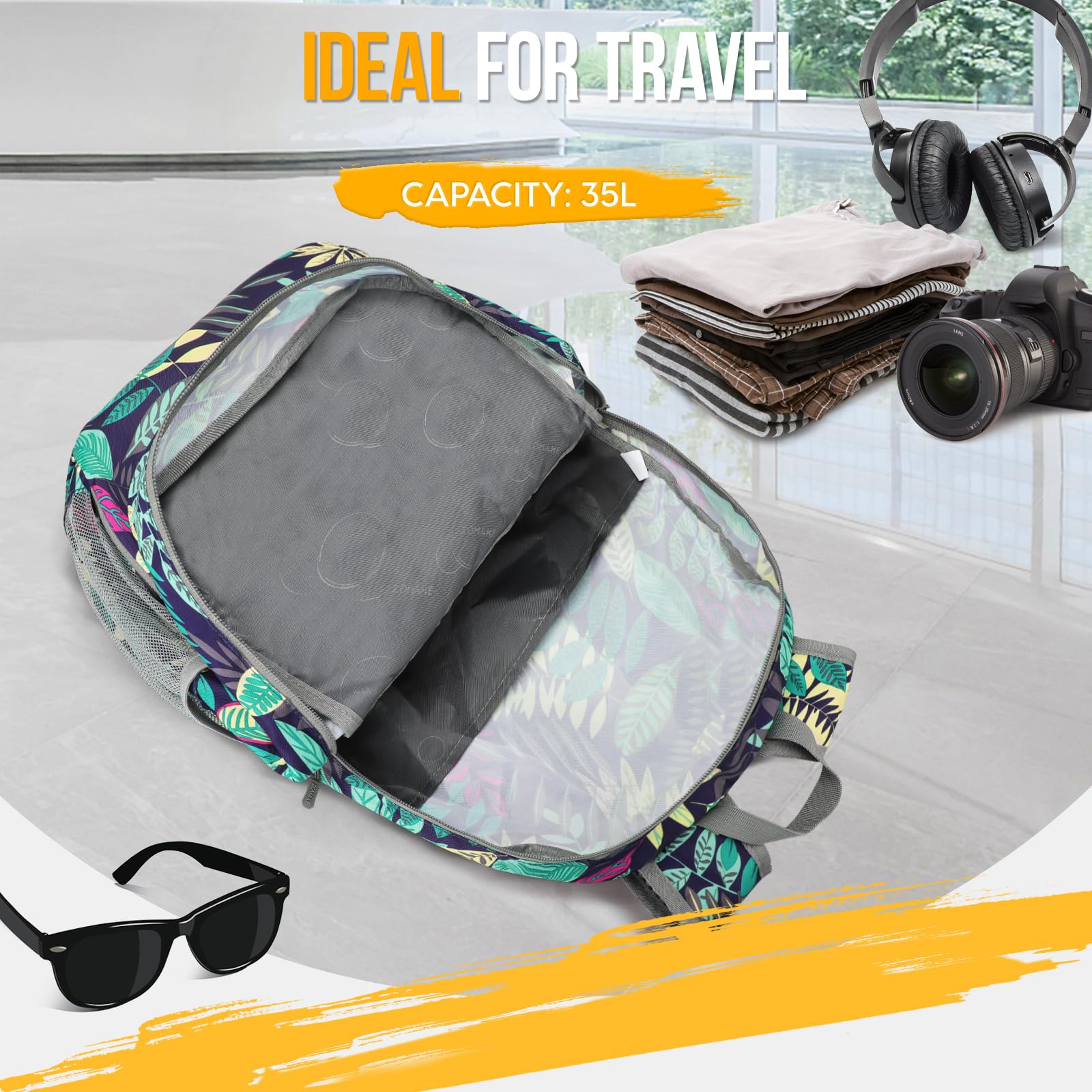 ZOMAKE 35L Compact Waterproof Hiking Backpack - Backpack Bags by Handbags Specialist Headquarter | Available at Handbags Specialist Headquarter