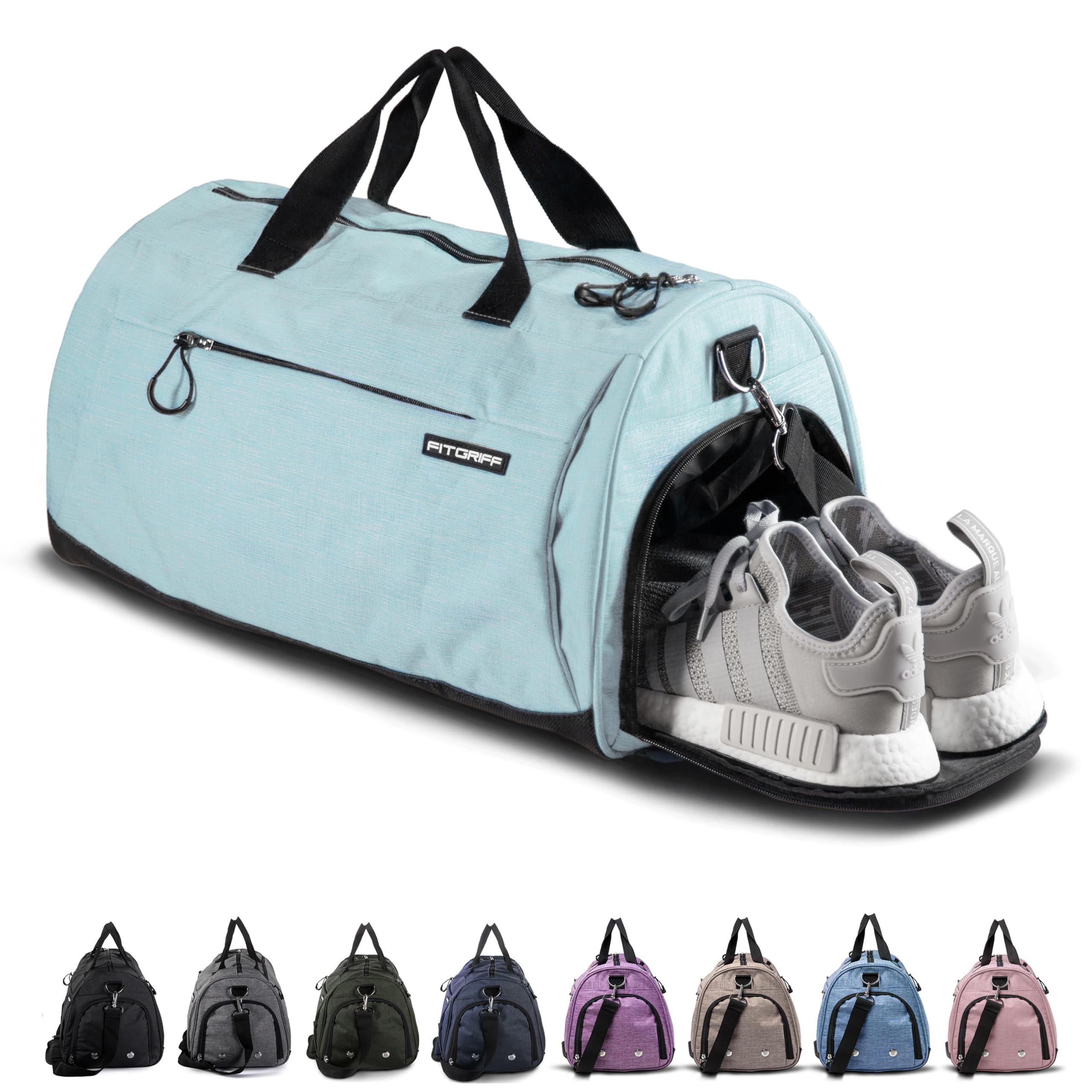 Fitgriff® Gym Bag with Shoe & Wet Compartment