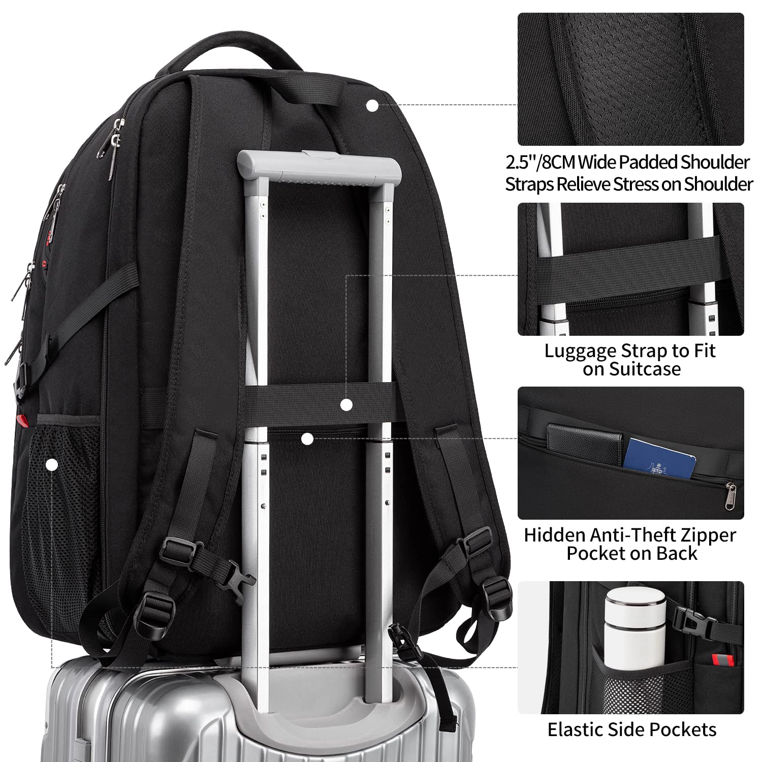 ChargeMate Laptop Backpack - Backpack Bags by Handbags Specialist Headquarter | Available at Handbags Specialist Headquarter