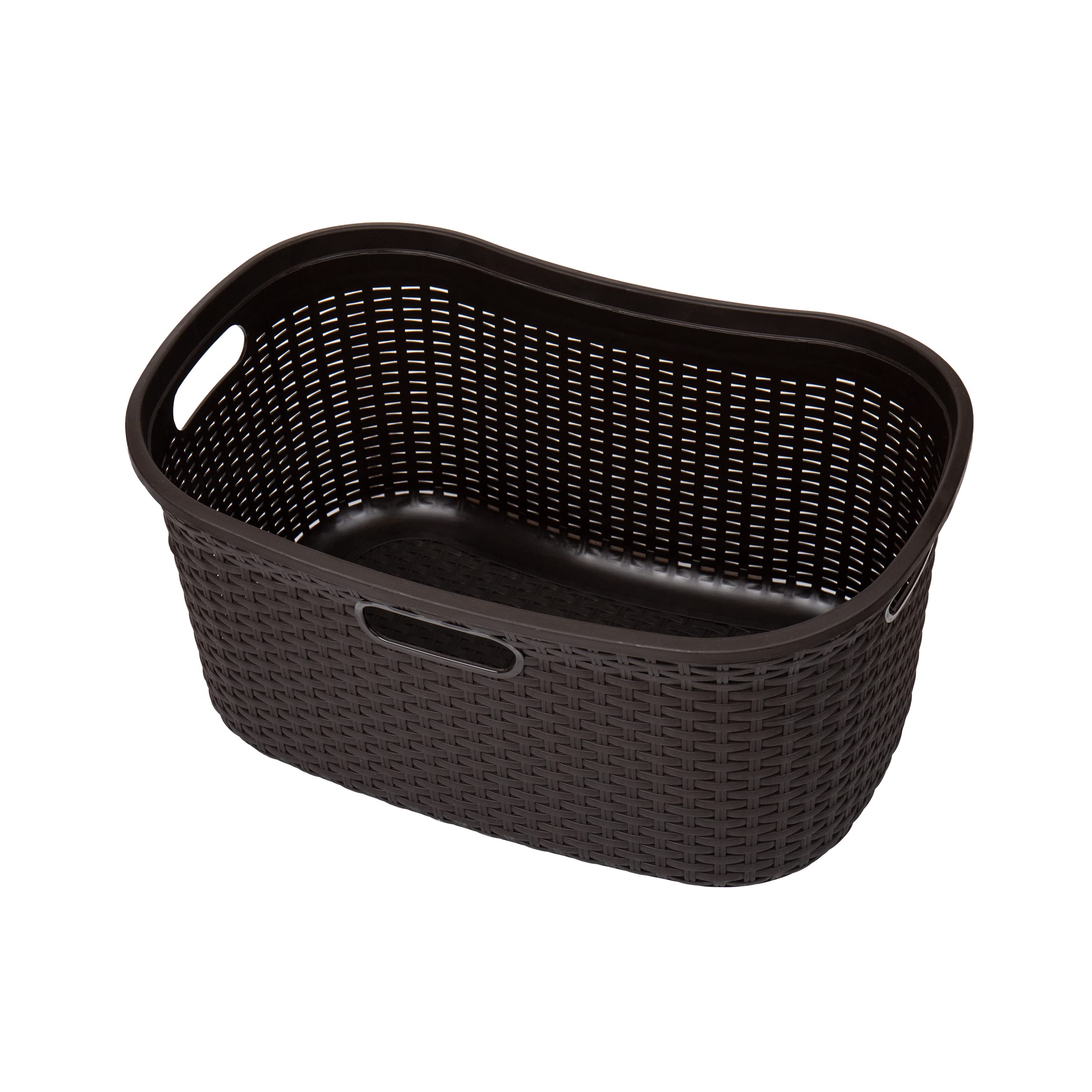 Ivory Wicker Mind Reader 40L Laundry Basket - Laundry Baskets by Handbags Specialist Headquarter | Available at Handbags Specialist Headquarter