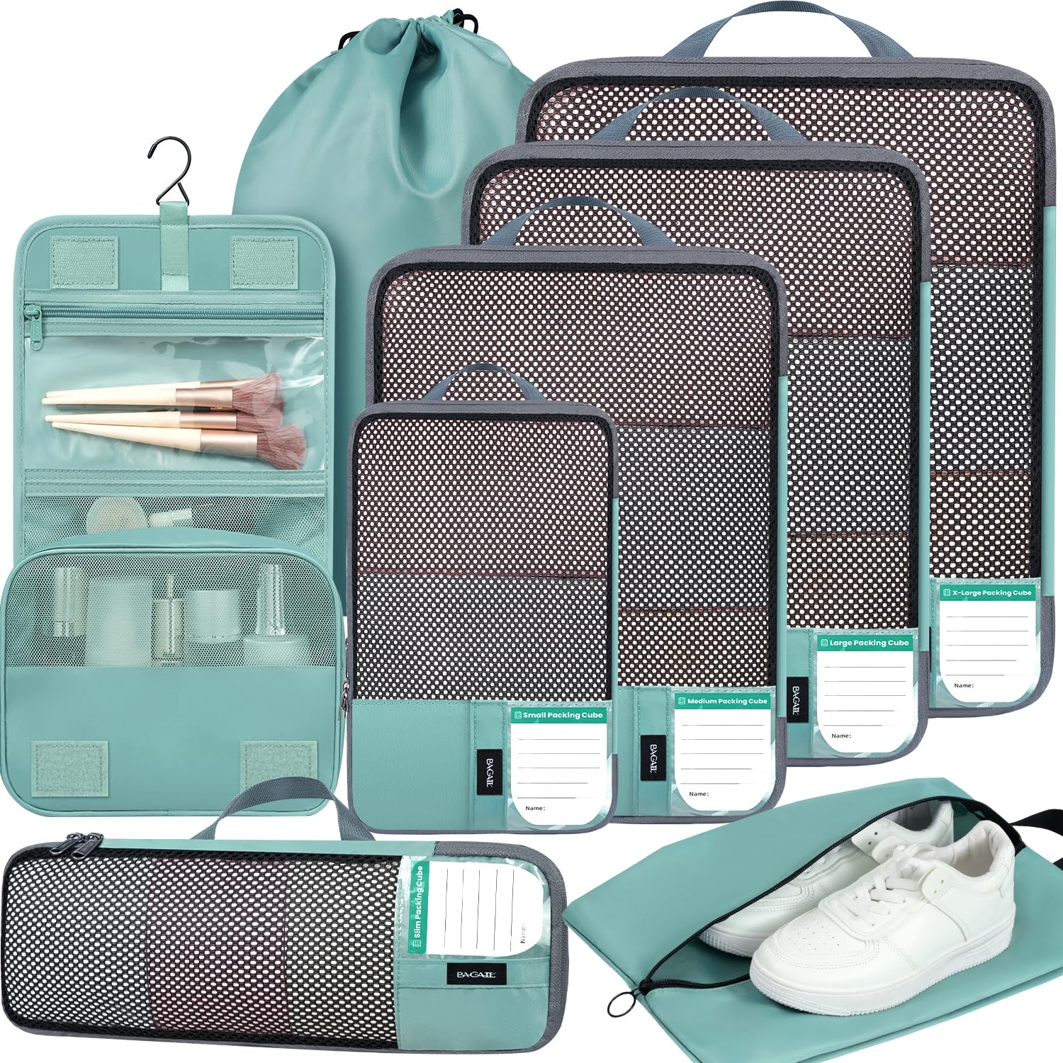 BAGAIL Expandable Travel Compression Cubes Set -  by Handbags Specialist Headquarter | Available at Handbags Specialist Headquarter