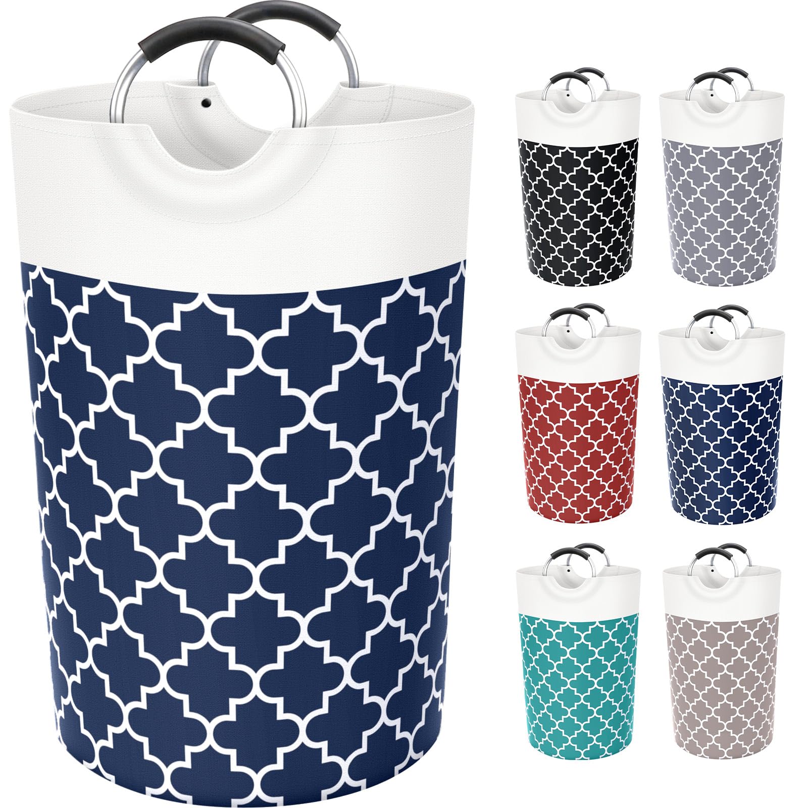 Collapsible Hamper Bag - Grey - Laundry Baskets by Handbags Specialist Headquarter | Available at Handbags Specialist Headquarter