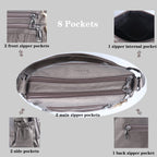 ELDA Chic Crossbody: Soft PU Leather Multi-Pocket Bag - Handbags by Handbags Specialist Headquarter | Available at Handbags Specialist Headquarter