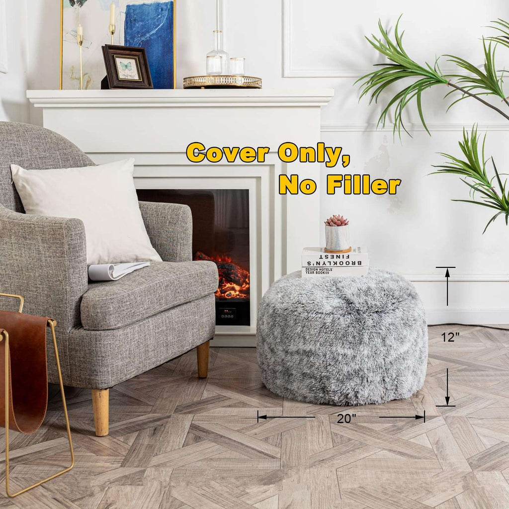 VersaPouf: Unstuffed Ottoman & Foot Rest Cover - Decor by Handbags Specialist Headquarter | Available at Handbags Specialist Headquarter