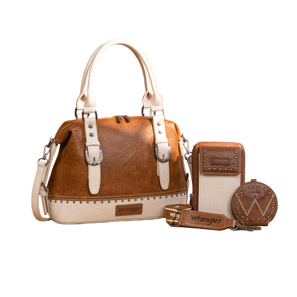 Wrangler Women's Trio: Satchel, Phone Bag & Coin Purse