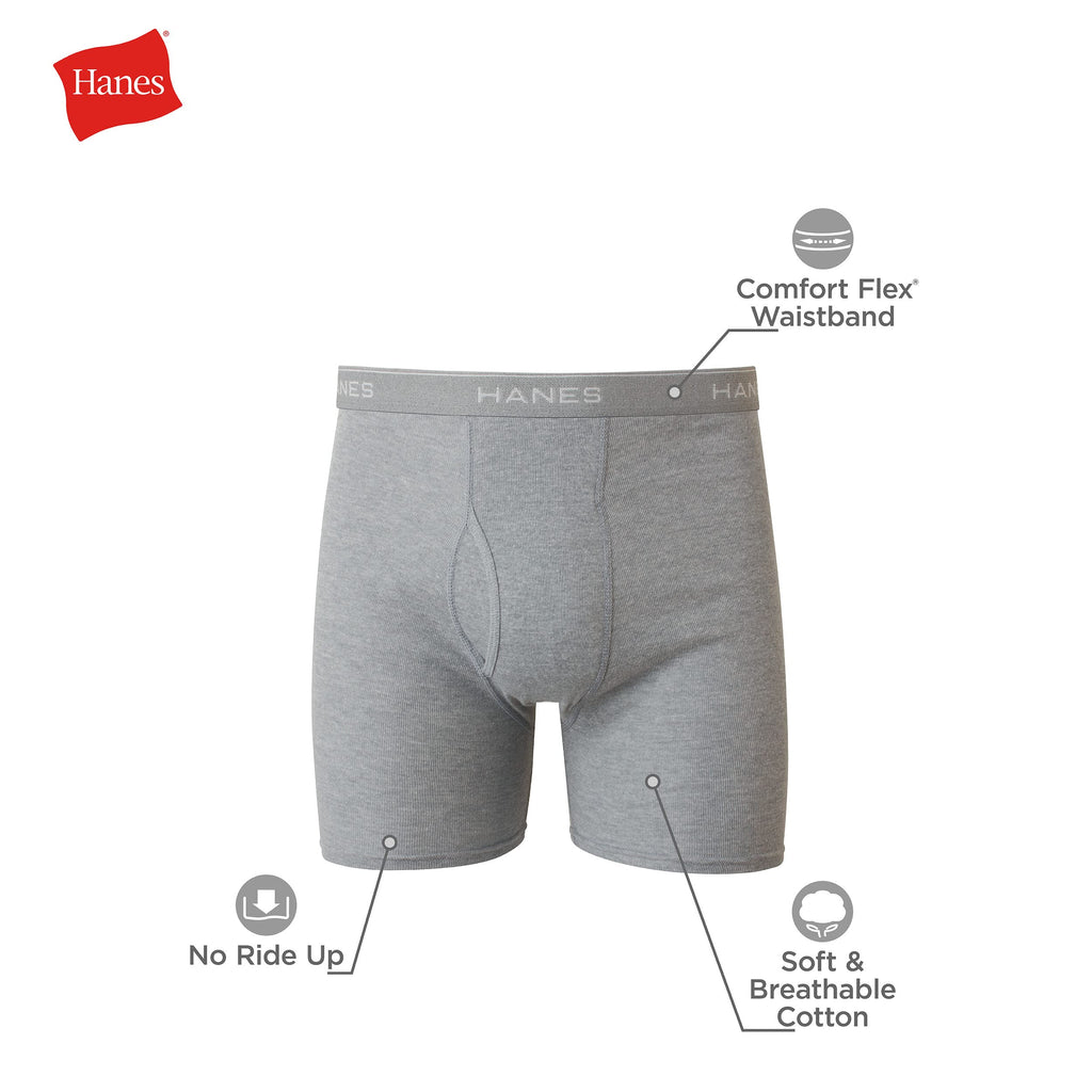 Hanes Men's Boxer Briefs Pack - Cool & Breathable