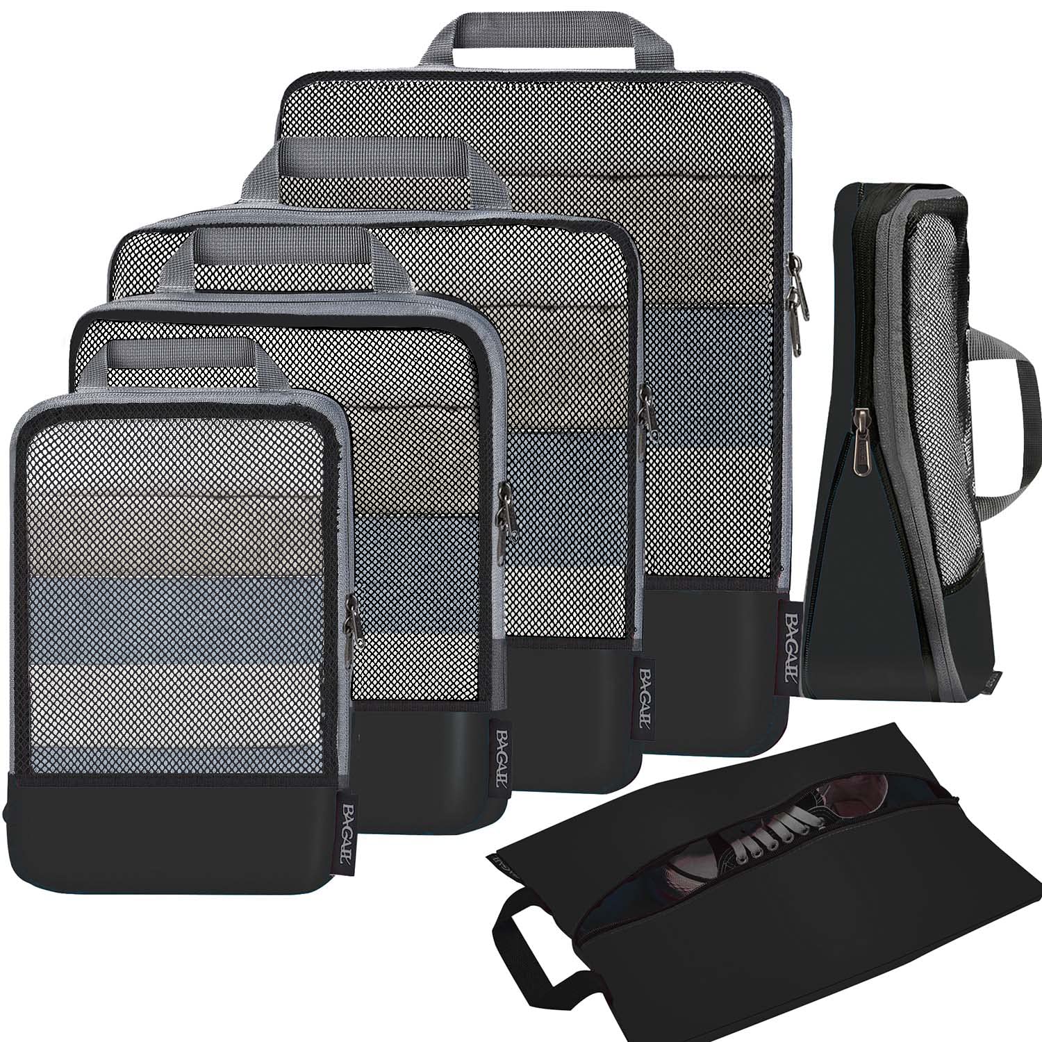 BAGAIL Expandable Travel Compression Cubes Set -  by Handbags Specialist Headquarter | Available at Handbags Specialist Headquarter